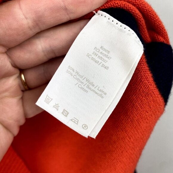 Boden Logan Pullover Wool Sweater Orange S - Picture 9 of 10